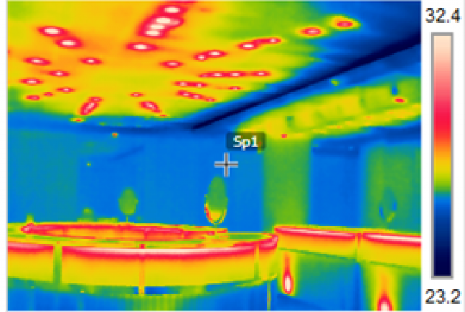 <p>Thermographies luminaires et vitrines</p>